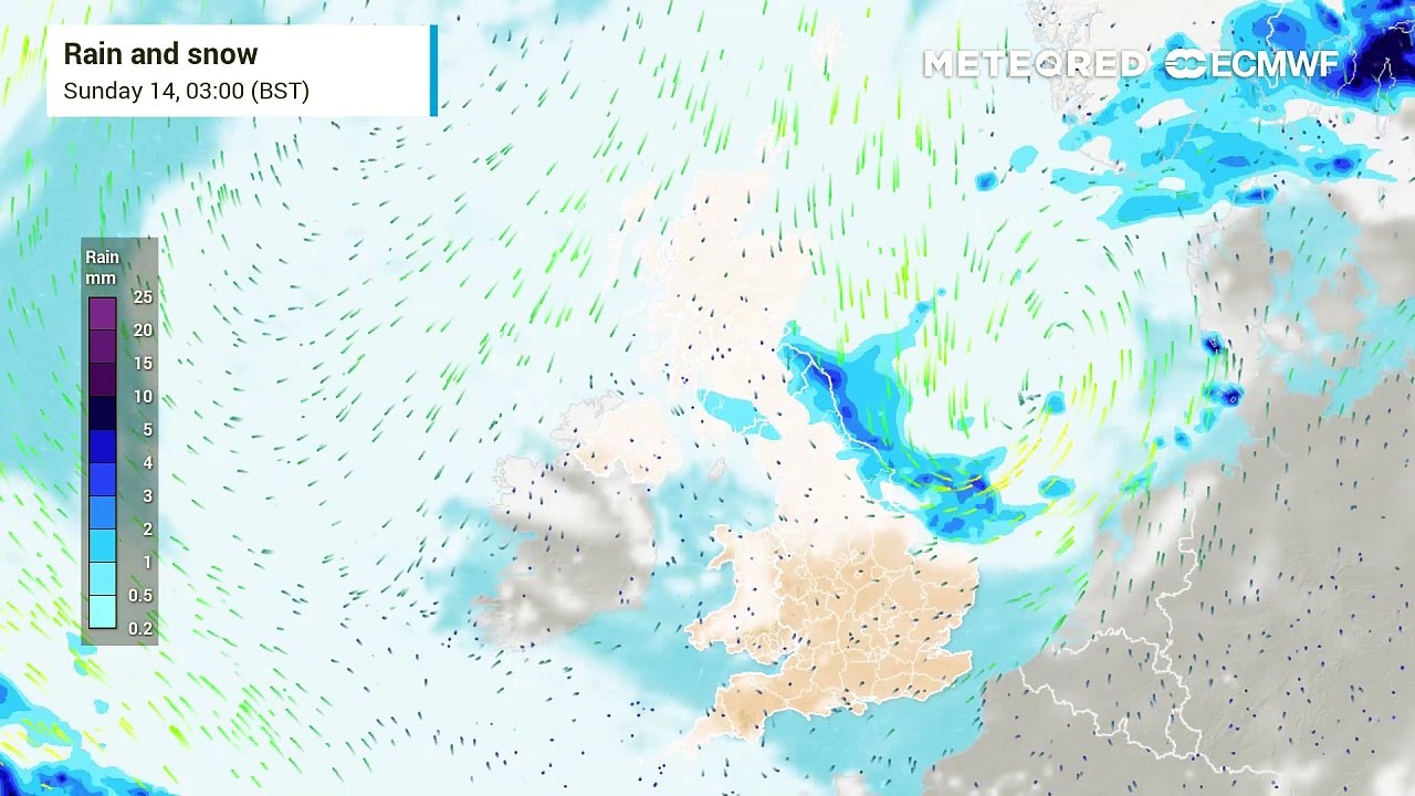 UK rain forecast