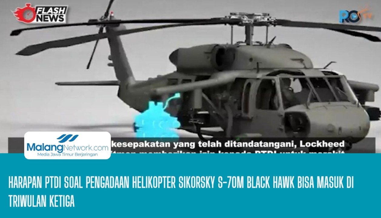 Harapan PTDI Soal Pengadaan Helikopter Sikorsky S-70M Black Hawk Bisa Masuk di Triwulan Ketiga