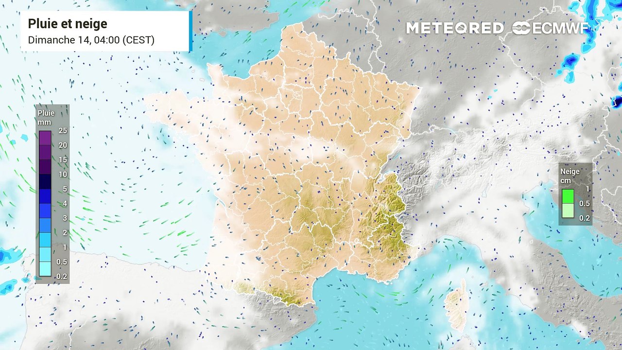 Chaleur et orages en France