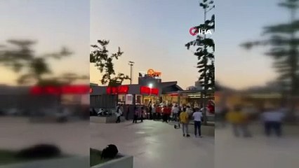 Bursa'da kasiyer ile müşteri birbirine girdi