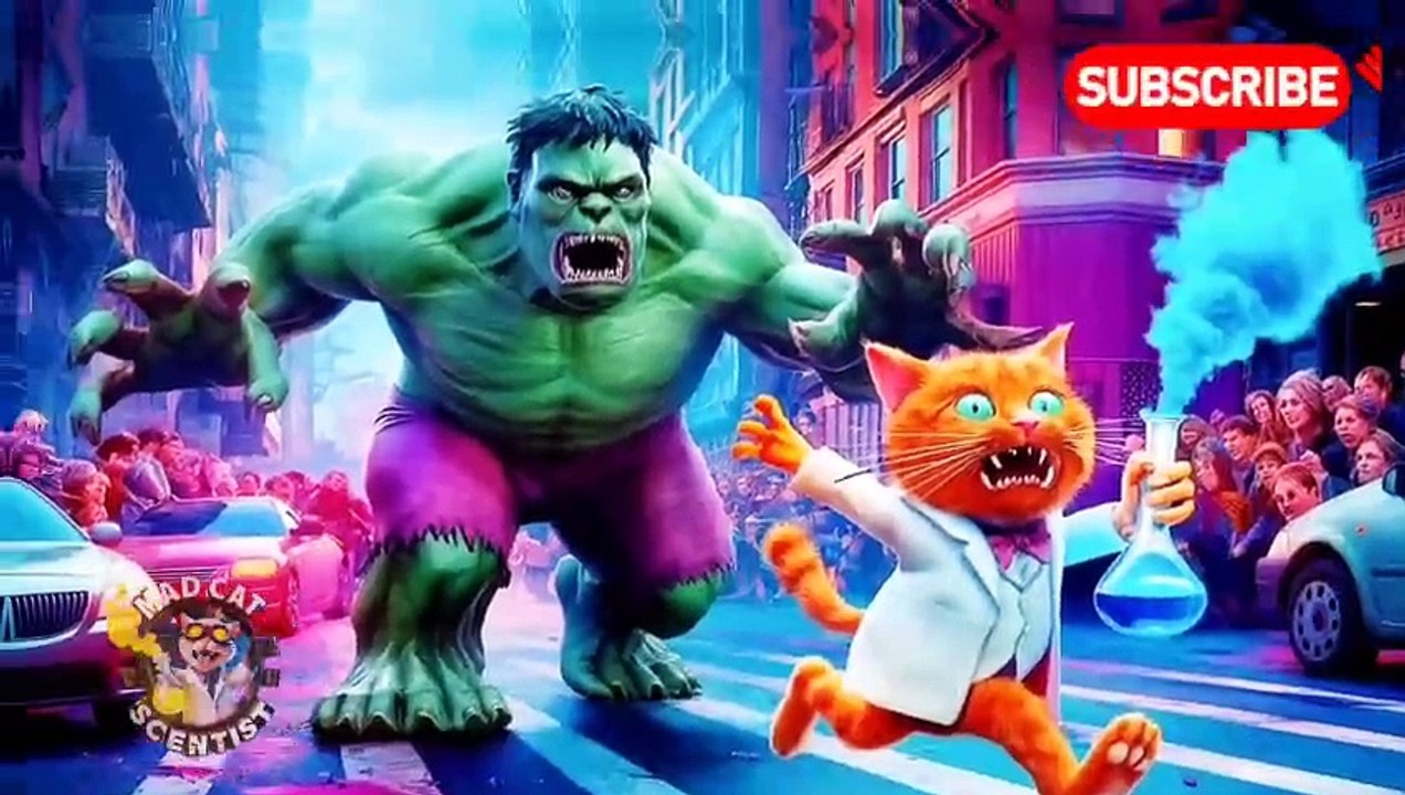 [Mad Cat Scientist ] series episode 60 @cats   @cat    @cutecat   @aicat  _Full-HD_60fps