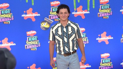 Montana Jordan 2024 Kids' Choice Awards Orange Carpet