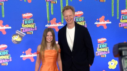 Salish Matter and Jordan Matter 2024 Kids' Choice Awards Orange Carpet