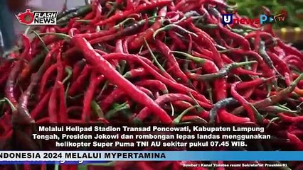 Jokowi Kunjungi Tanggamus di Hari Kedua Kunker Lampung, Lanjut Sidak ke RSUD dan Pasar Kota Agung