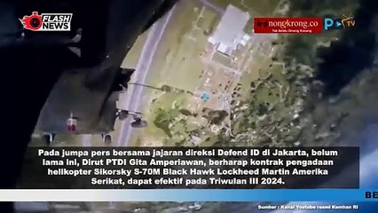 PTDI Berharap Pengadaan Helikopter Sikorsky Black Hawk Bisa Segera Masuk