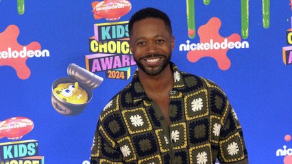 Thomas Hobson 2024 Kids' Choice Awards Orange Carpet