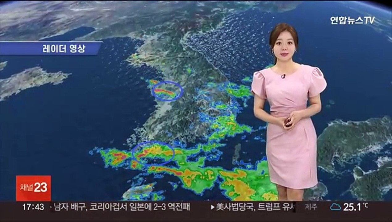 [날씨] 내일까지 남부·제주 강한 장맛비…중부 폭염 계속