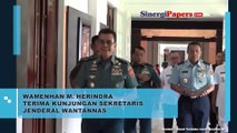Wamenhan M. Herindra Terima Kunjungan Sekretaris Jenderal Wantannas