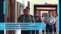 Wamenhan M. Herindra Terima Kunjungan Sekretaris Jenderal Wantannas