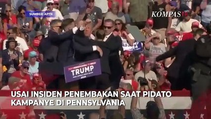 Aksi Pengawal Perempuan Lindungi Donald Trump Usai Ditembak saat Kampanye