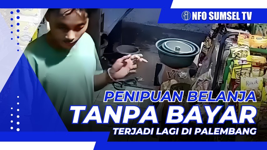 Lagi Nih!!... Aksi Penipuan Pura - Pura Belanja Lalu Kabur Tanpa Membayar Kembali Terjadi di Palembang