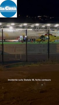 Incidente sulla Statale 18, scontro auto e moto