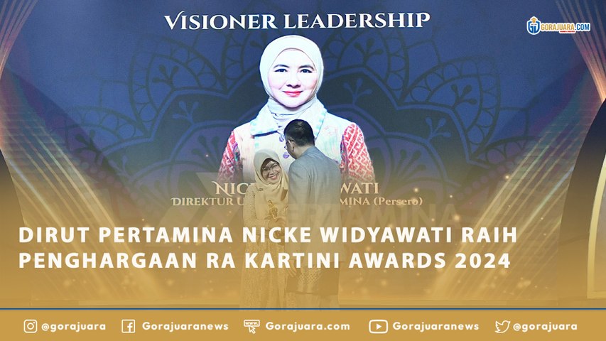 DIRUT PERTAMINA NICKE WIDYAWATI RAIH PENGHARGAAN RA KARTINI AWARDS 2024