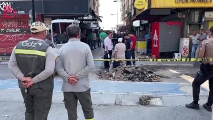 İzmir'deki o mazgaldan duman çıktığı anlar