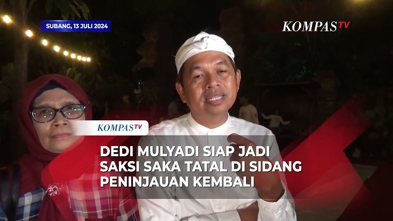Dedi Mulyadi Siap Jadi Saksi Sidang PK Saka Tatal di Kasus Vina Cirebon