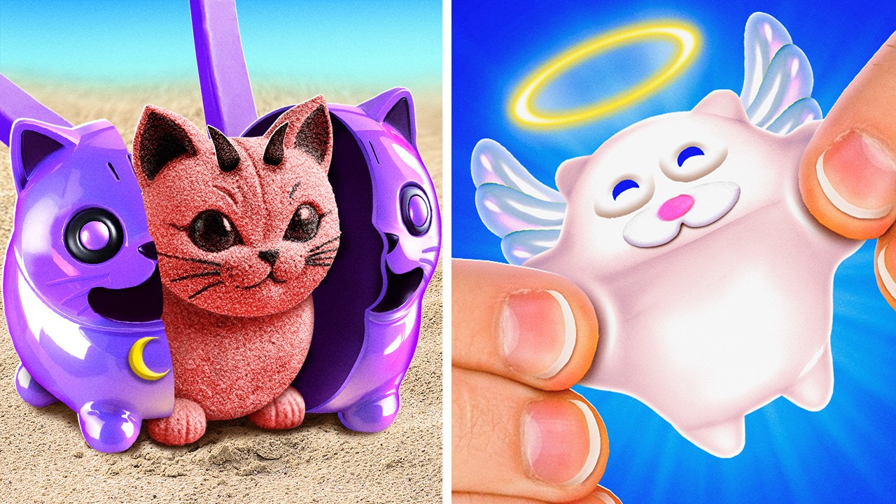 Angel Vs Devil Cat Story  *Gadgets And Crafts From Heaven And Hell*