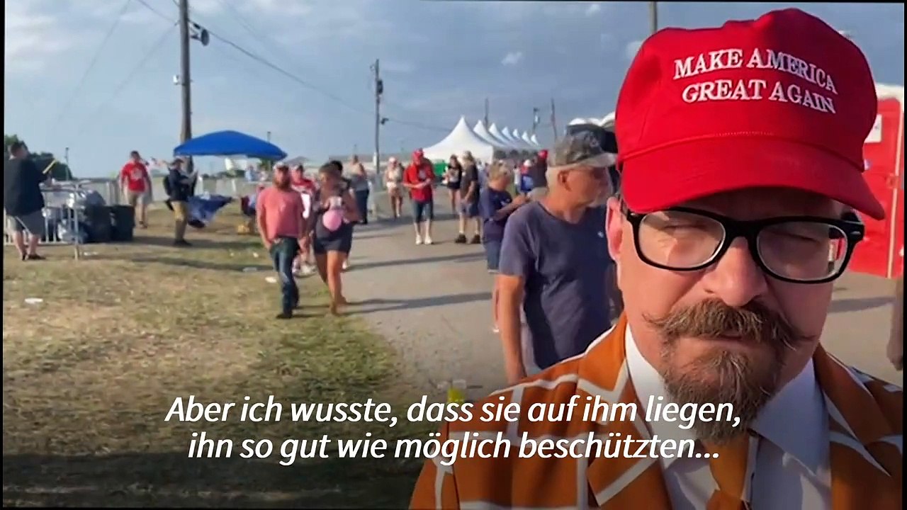 Trump-Attentat: Was ein Augenzeuge erlebte