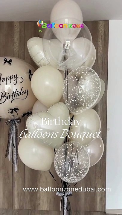 Birthday balloons decoration in Dubai, Birthday bouquets Dubai