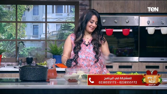 طريقة عمل محشي باذنجان وفلفل حراق مع الشيف فيفيان فريد