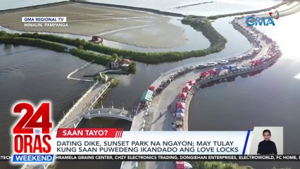 Dating dike, Sunset Park na ngayon; may tulay kung saan puwedeng ikandado ang love locks | 24 Oras Weekend