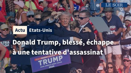 Donald Trump, blessé, échappe à une tentative d'assassinat