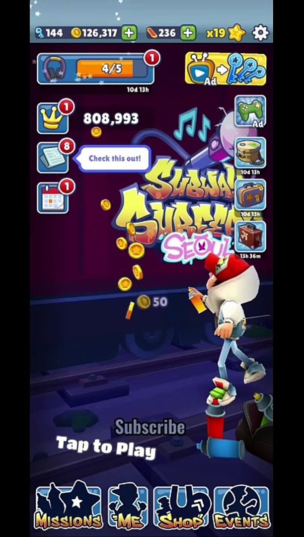 Subway Surfer Game play #gaming