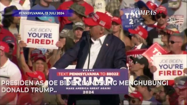 Joe Biden Telepon Donald Trump Usai Insiden Penembakan saat Kampanye Pilpres