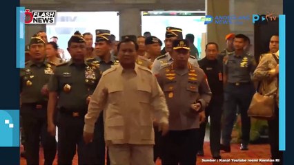 PRABOWO BERI PEMBEKALAN KEPADA 960 CALON PERWIRA REMAJA TNI-POLRI 2024
