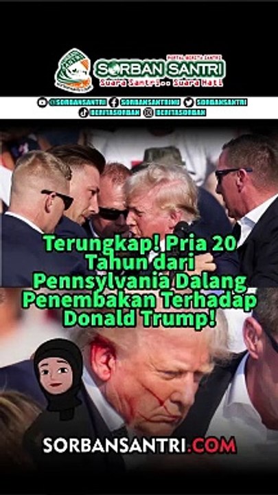 Terungkap! Ini Identitas Penembak Donald Trump