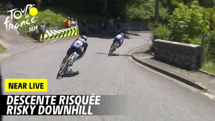 Risky downhill  - Stage 15 - Tour de France 2024