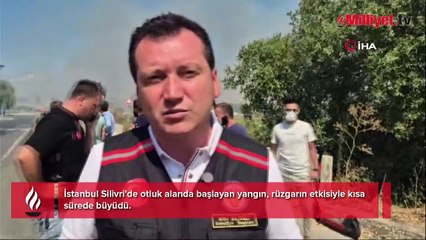 Silivri'de büyük yangın: Evlere tahliye hazırlığı