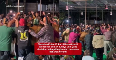 Meriahnya Slametan Kobol-Kobol dalam Rakanan Giyanti 2024, Peralatan Dapur Ditabuh Jadi Alat Musik!