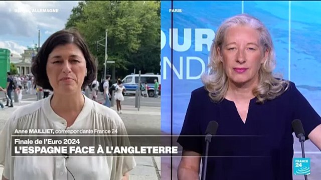 Euro 2024 : à Berlin, l'Espagne part favorite mais les supporters anglais envahissent la ville