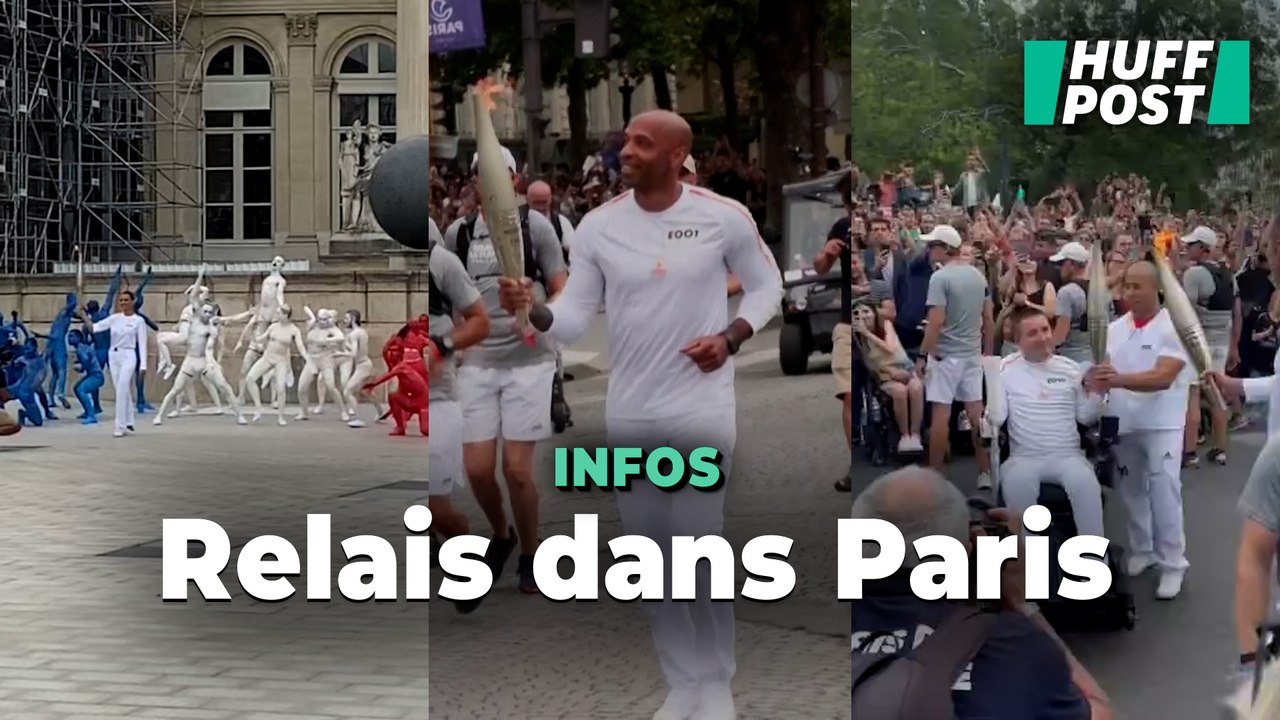 La flamme olympique a commencé son parcours dans les rues de la capitale