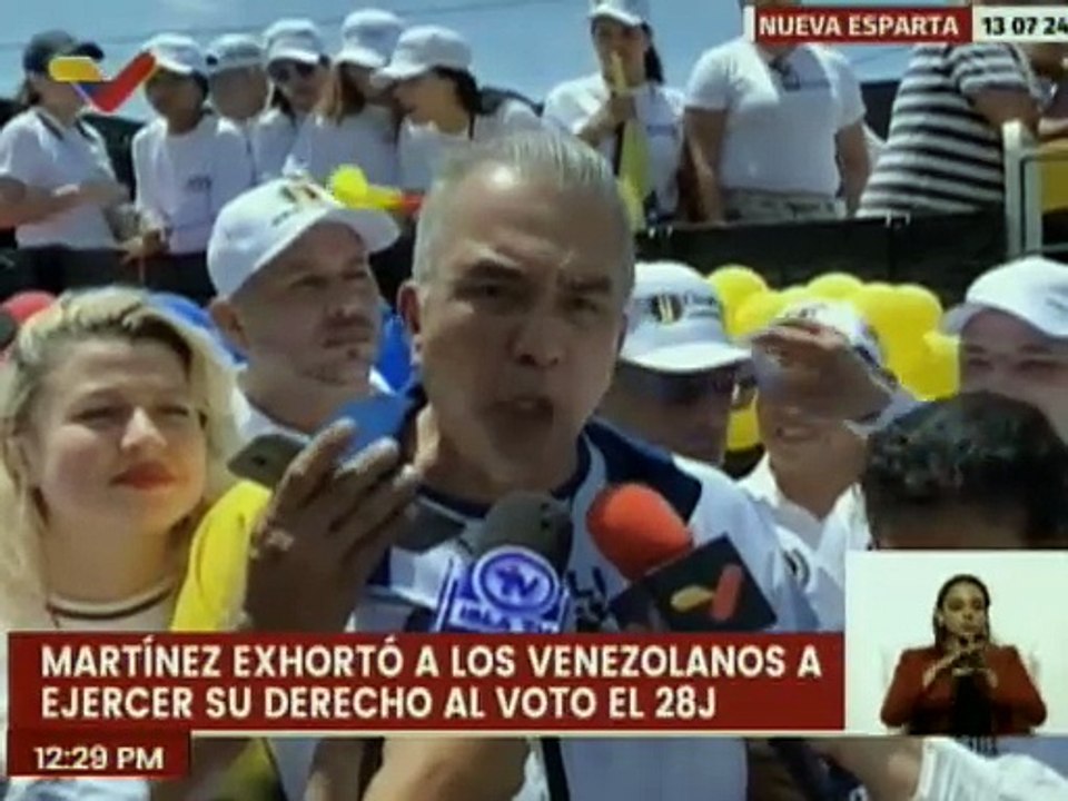 Candidato Luis Eduardo Martínez hace un llamado a los venezolanos a ejercer el voto el 28-J
