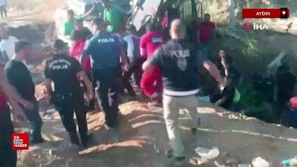 Aydın'da DSİ içme suyu hattında göçük