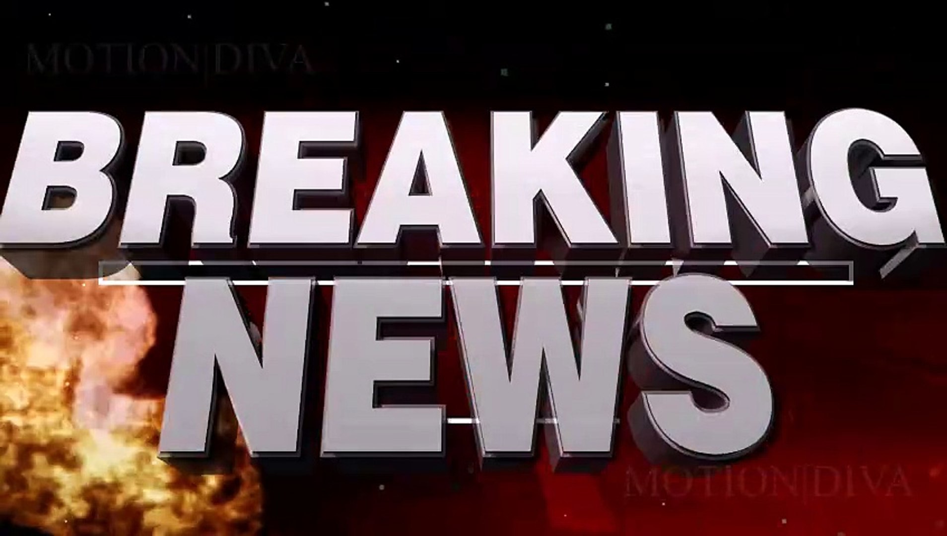 breaking news plate