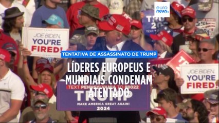 Líderes mundiais condenam atentado contra Donald Trump