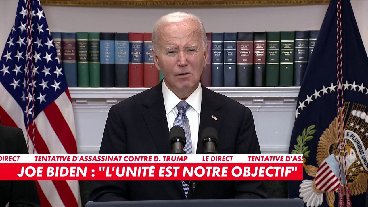Joe Biden, le président américain, a donné une conférence de presse suite à la tentative d’assassinat de Donald Trump