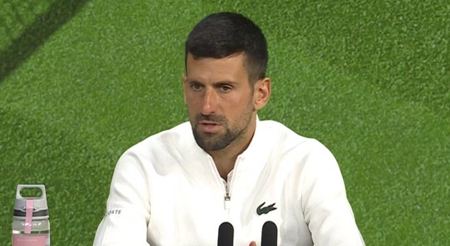 Tennis - Wimbledon 2024 - Novak Djokovic : Jannik Sinner and Carlos Alcaraz are the best this year by far