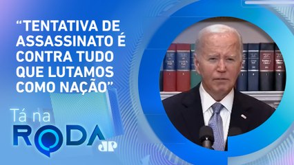 Biden se PRONUNCIA sobre ATENTADO SOFRIDO por TRUMP; confira | TÁ NA RODA