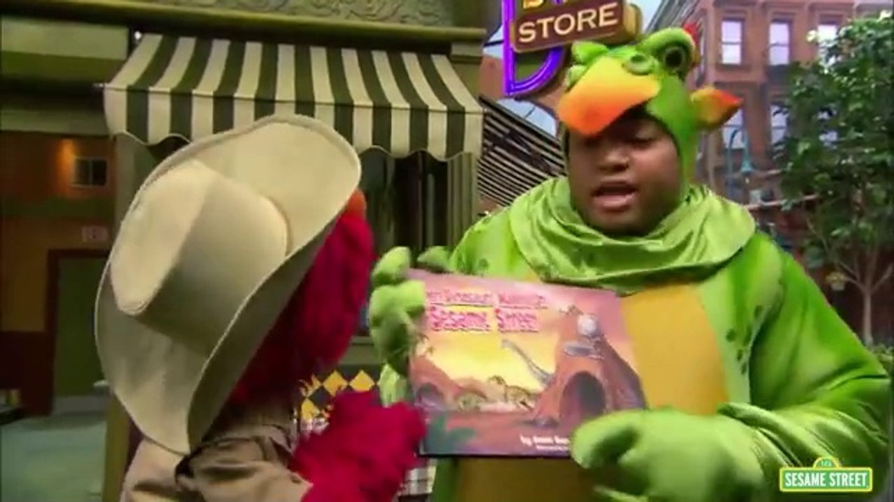 Dinosaurs on Sesame Street | Sesame Street Full Episode-When Dinosaurs Walked Sesame Street.