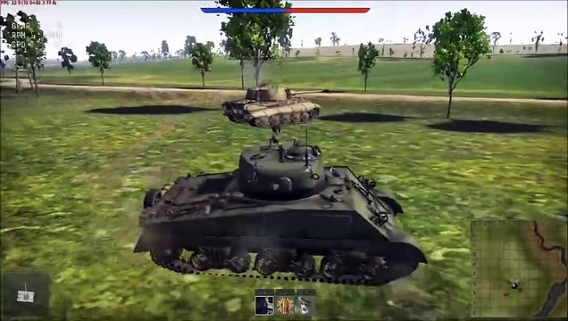 War Thunder 1.45 Dev Server - Test driving new tanks Part 2 - M4A2 and Tiger (P)
