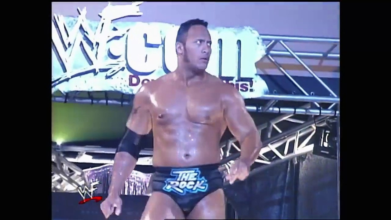 WWE - FULL MATCH： The Rock vs. The Undertaker vs. Triple..
