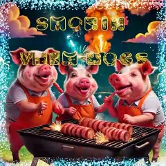 Smokin them hogs
