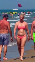 Side Beach Sunny Day