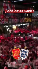 Reacción al gol de Cole Palmer