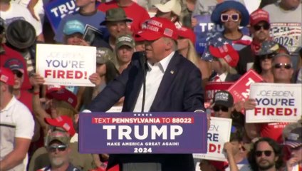 El momento en que Donald Trump es herido durante mitin en Pensilvani