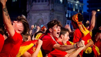 Así ha celebrado la afición los goles de España