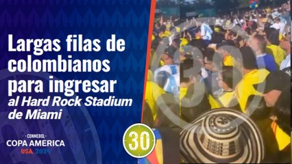 Así se vive el ingreso al Hard Rock stadium de Miami